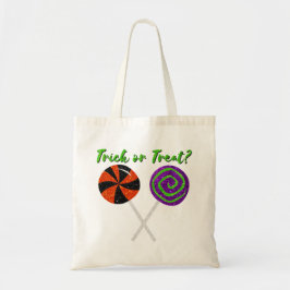 Halloween Lollipops Bus eller godis Glitter Tygkasse