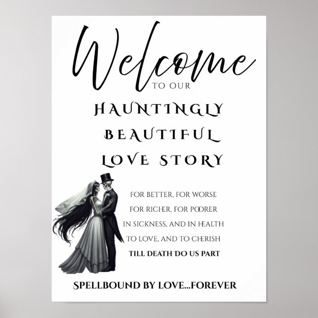 Halloween Love Story Poster (Framsidan)