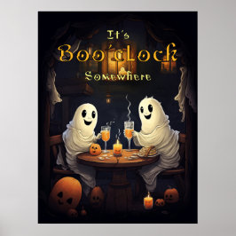 Halloween Lycklig Hour Poster
