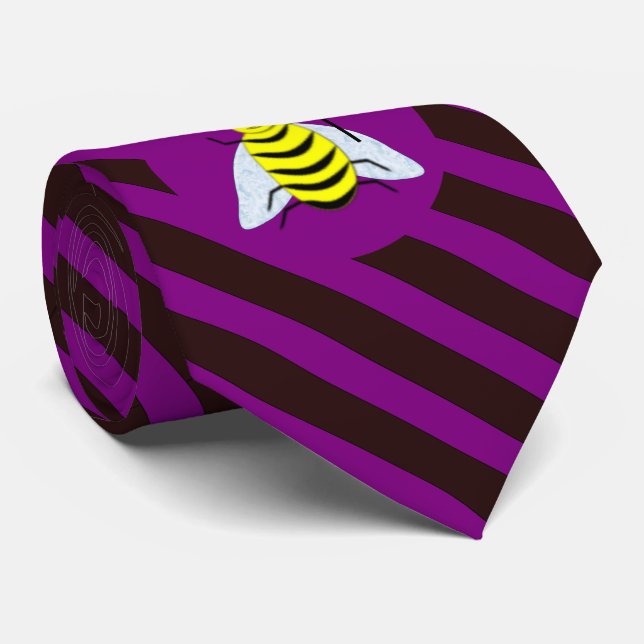 Halloween Magic Bee-guiden Lila och Black Rand Slips (Rullad)