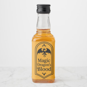 Halloween Magic Dragon Blood Apothecary-etiketter Spritflaskor Etikett