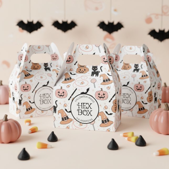 Halloween Magic Hex Box Mönster ID1327 Presentaskar (Skapare uppladdad)
