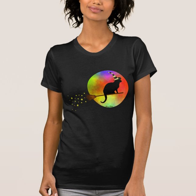 Halloween magiT-tröja Tee Shirt (Framsida)