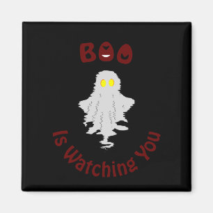 Halloween-magnet Boo iakttar dig Magnet