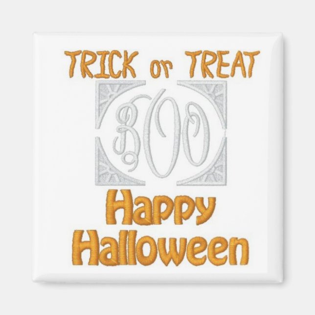 Halloween-magnet (broiderade-look) magnet (Framsidan)