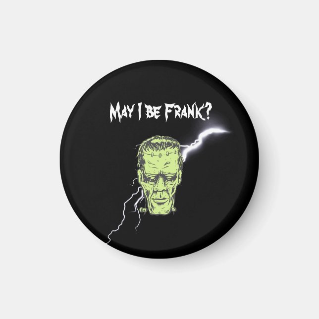 Halloween Magnet, får jag vara Frank, Frankenstein Magnet (Framsidan)