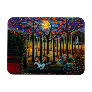 Halloween magnet "Headless Horseman"