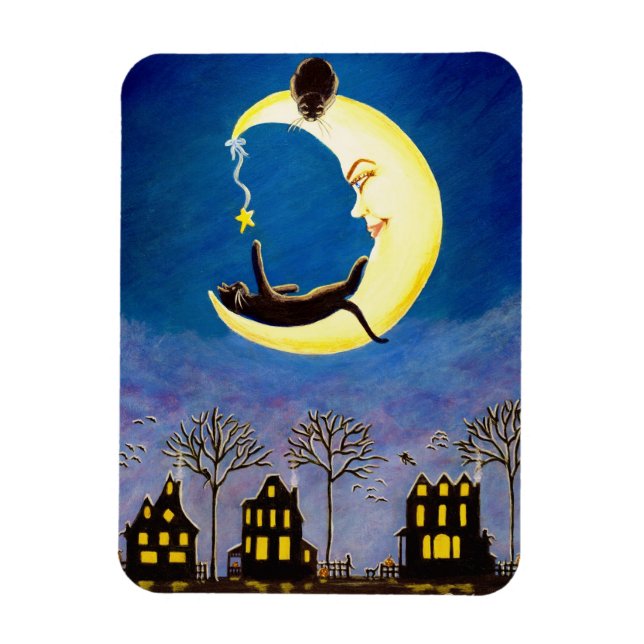 Halloween magnet "Salems stjärna" (Vertikal)