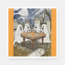 Halloween Mahjong Spöken Pappersservett