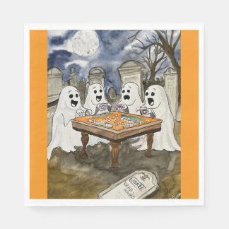 Halloween Mahjong Spöken Pappersservett