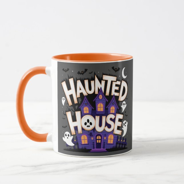 Halloween - Maison Hantée Mugg (Vänster)