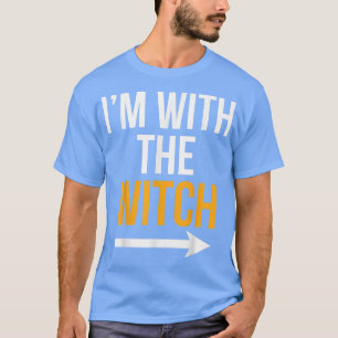 Halloween Male Im med Witch Costume Funny Cou T Shirt