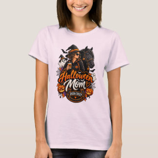 Halloween Mamma 2026 2027 – Kuslig Häst Mamma Hall T Shirt