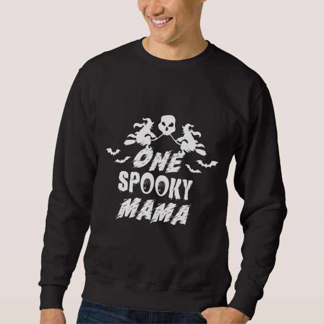 Halloween Mamma Mammas Skräckkostym Fest Lång Ärmad Tröja (Framsida)