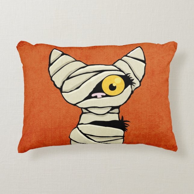 Halloween mammakatt prydnadskudde (Framsidan)