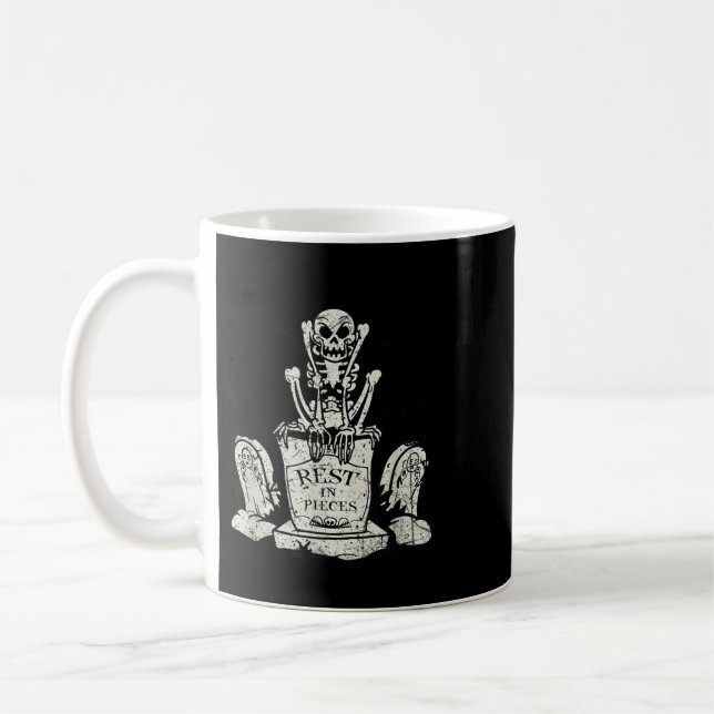 Halloween män kvinnor kaffemugg (Vänster)