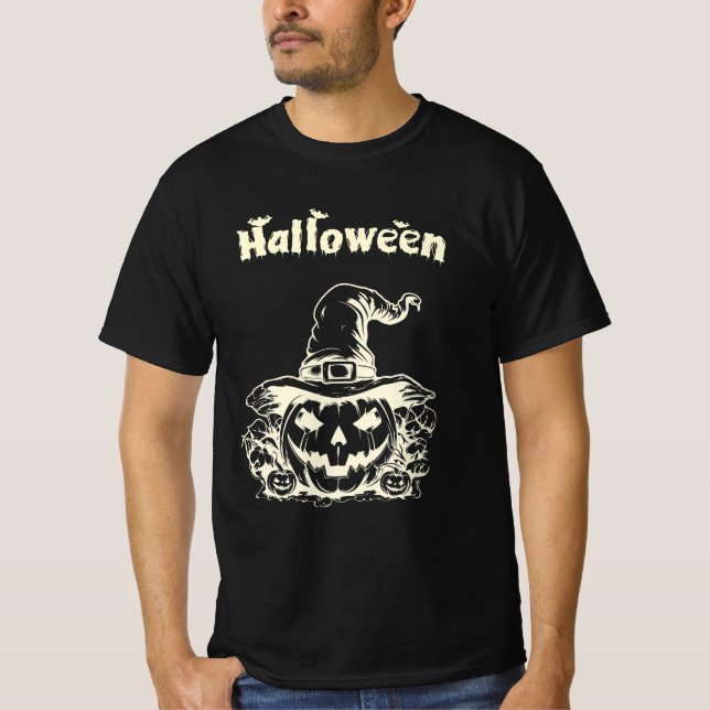 Halloween Manar T-shirt (Framsida)