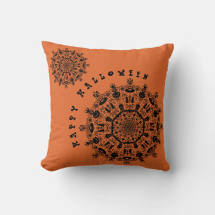 Halloween Mandala Kudde