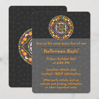 Halloween-mandalafest-inbjudan Inbjudningar