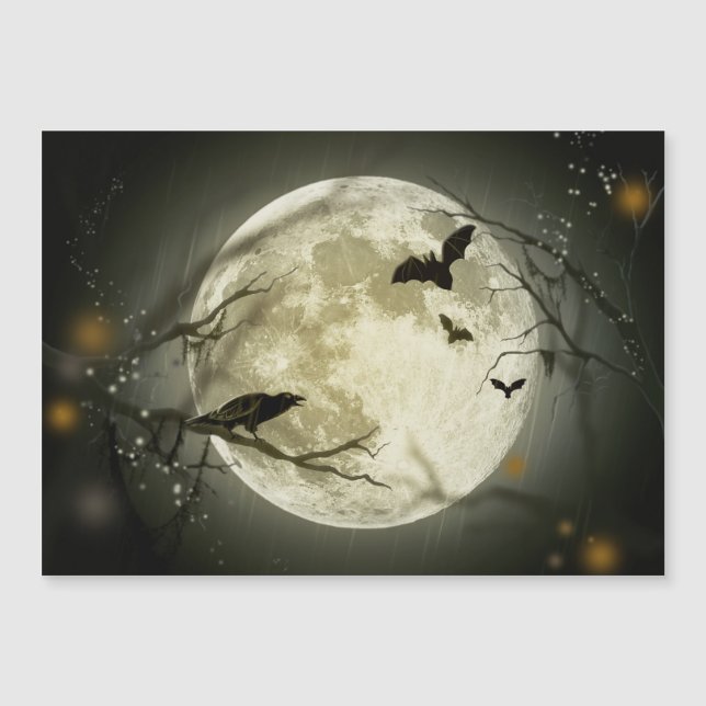 Halloween Måne-Kråkor (Framsida)
