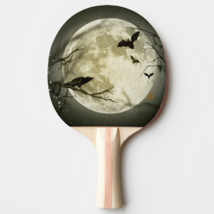 Halloween Måne-Kråkor Pingisracket