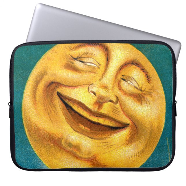 Halloween måne laptop fodral (Framsidan)