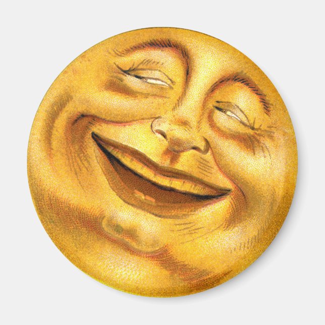 Halloween Måne Magnet (Framsidan)