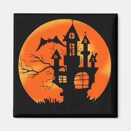 Halloween Måne Magnet