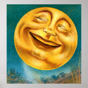Halloween Måne Poster