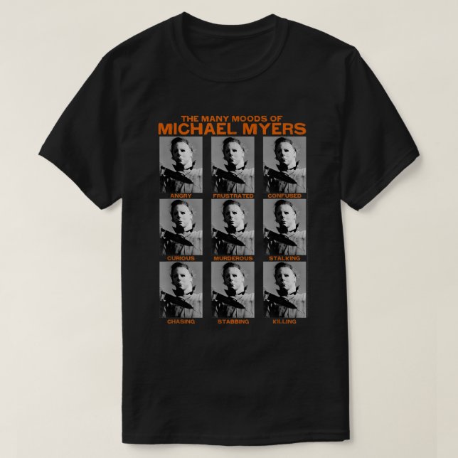 Halloween, många Michael Myers metoder T Shirt (Design framsida)