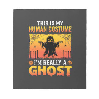 Halloween Människokostym Spöke Vintage Anteckningsblock