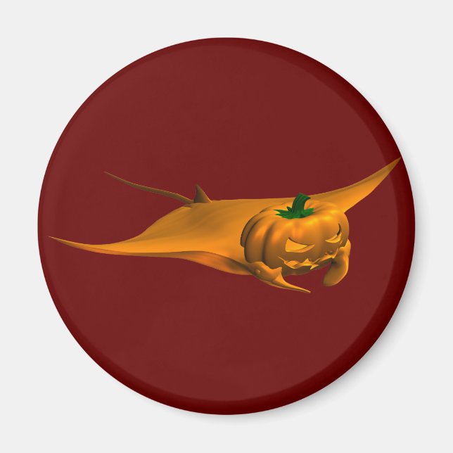 Halloween Manta Ray Magnet (Framsidan)