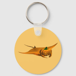 Halloween Manta Ray Nyckelring