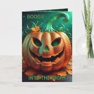 Halloween-mappad inbjudan