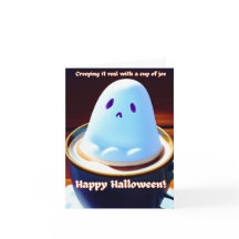 Halloween-mappat anteckningskort