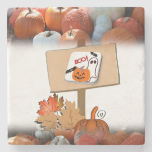 Halloween Marble Stone Underlägg