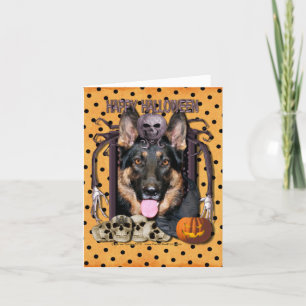 Halloween mardröm - tysk herde - Kuno Kort