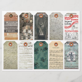 Halloween Märkre Clipart Lakan Mörk Academia