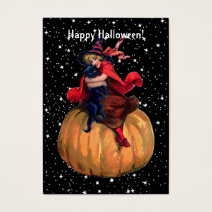 Halloween: Märkrn för det slutliga gränsskiktet Visitkort