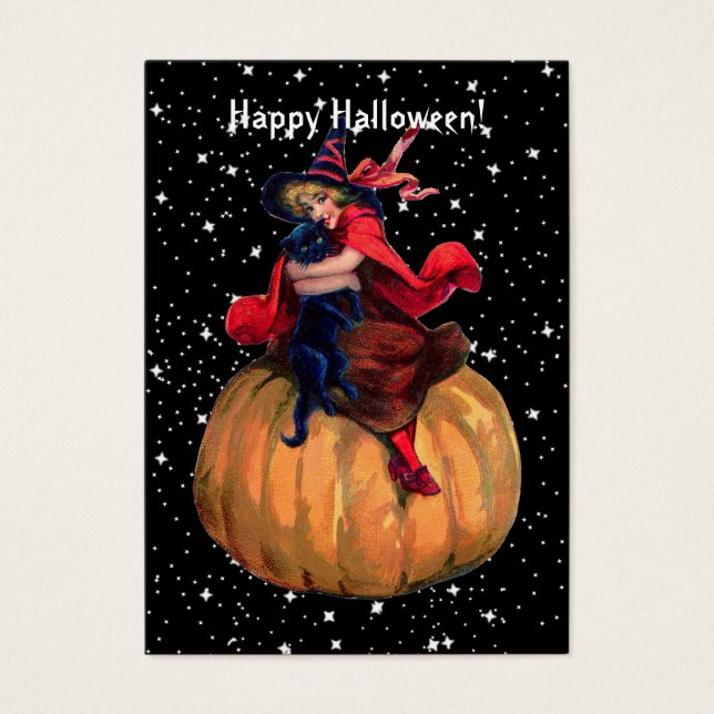 Halloween: Märkrn för det slutliga gränsskiktet Visitkort (Framsidan)