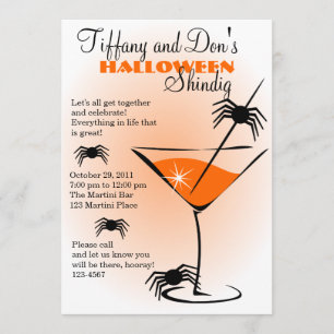 Halloween Martini Shindig! Inbjudningar