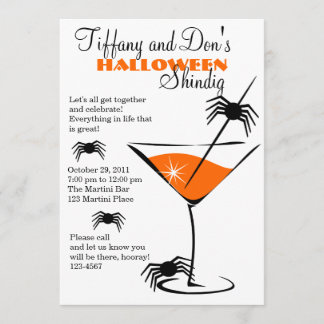 Halloween Martini Shindig! Inbjudningar