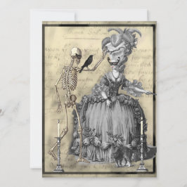 Halloween maskeradboll inbjudningar