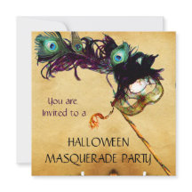 HALLOWEEN MASKERADE FEST black blå vit