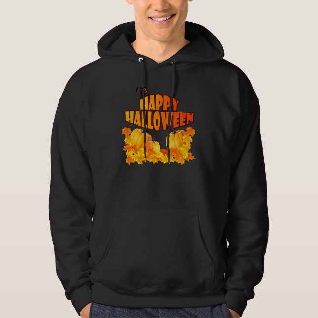 Halloween-maskeradgrafik Hoodie (Framsida)