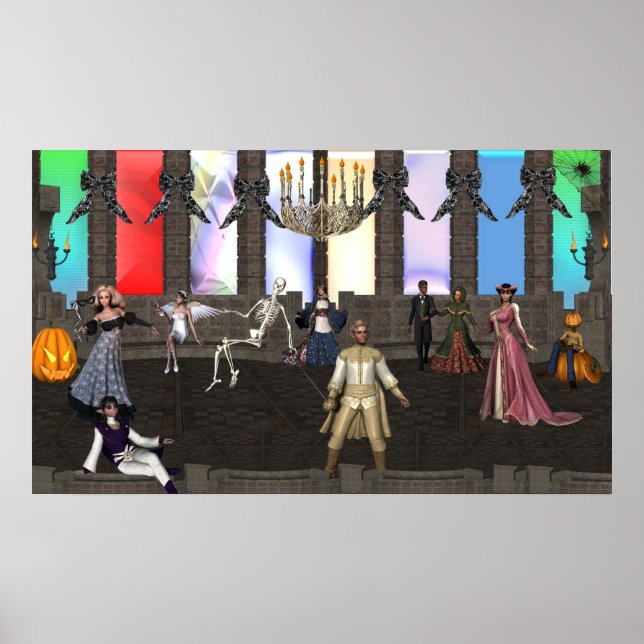 Halloween Masquera Poster (Framsidan)