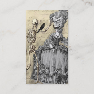 Halloween MasqueraBoll Visitkort