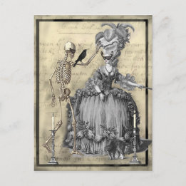 Halloween MasqueraBoll Vykort