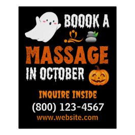 Halloween-massage Speciell Perfect Poster