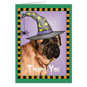 Halloween Mastiff Tack, ditt kort